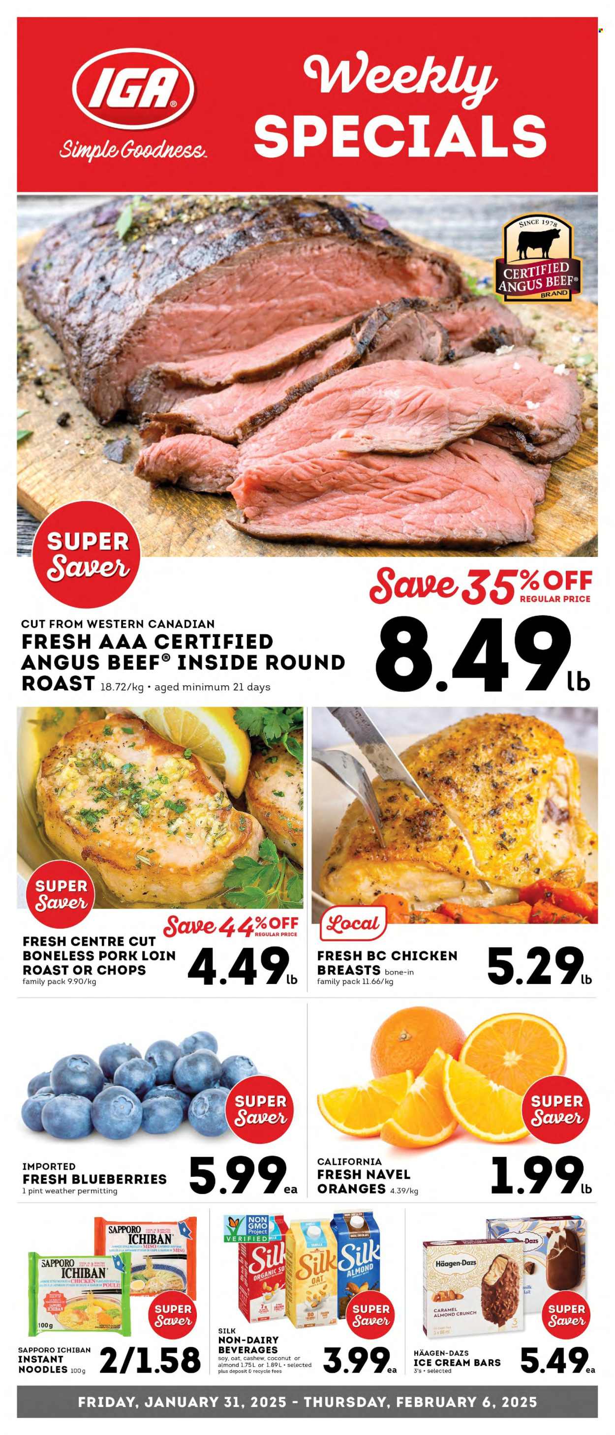 IGA Simple Goodness flyer - January 31, 2025 - February 06, 2025. Page 1