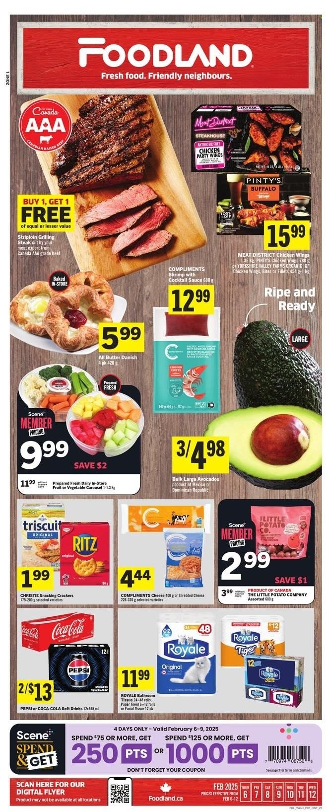 Foodland flyer - February 06, 2025 - February 12, 2025. Page 1