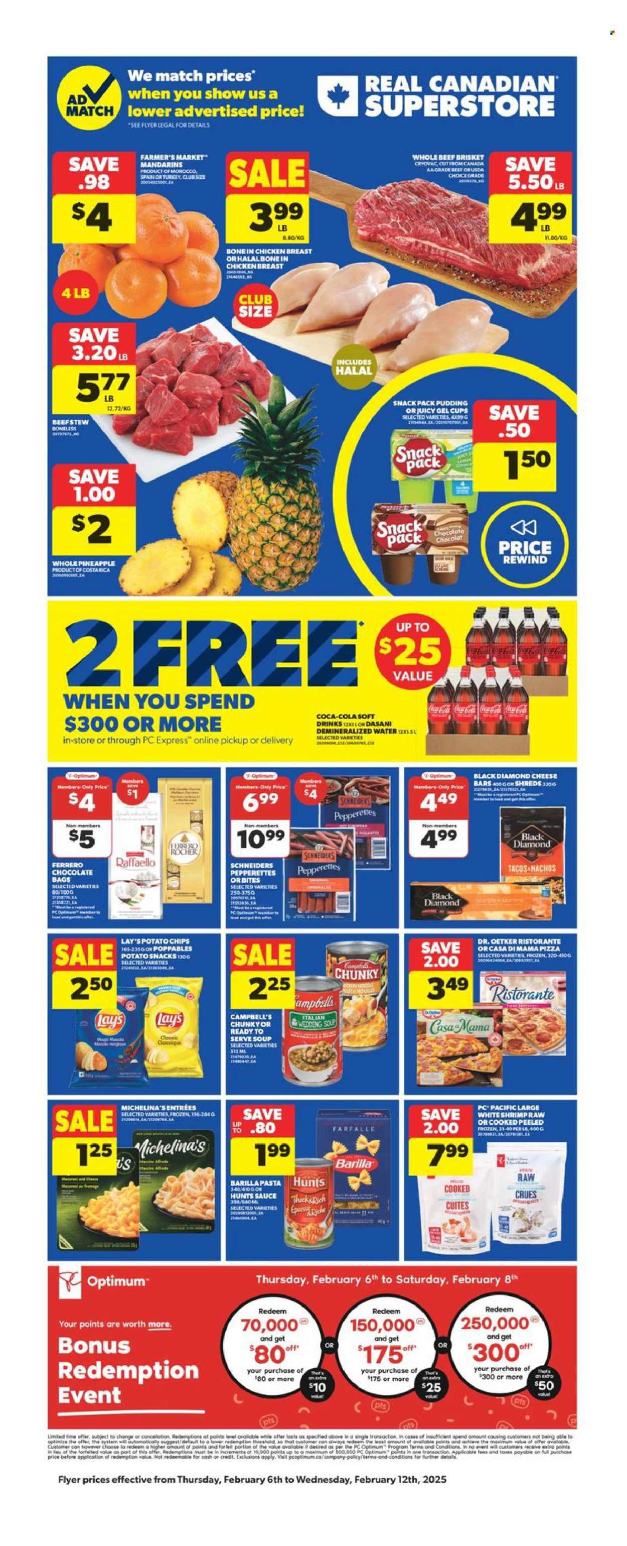 Real Canadian Superstore flyer - February 06, 2025 - February 12, 2025. Page 1