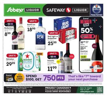 Sobeys Liquor Flyer - February 06, 2025 - February 12, 2025.
