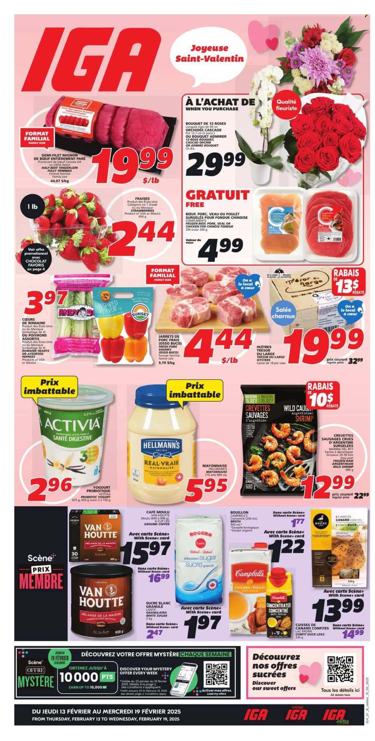 IGA flyer - February 13, 2025 - February 19, 2025. Page 1