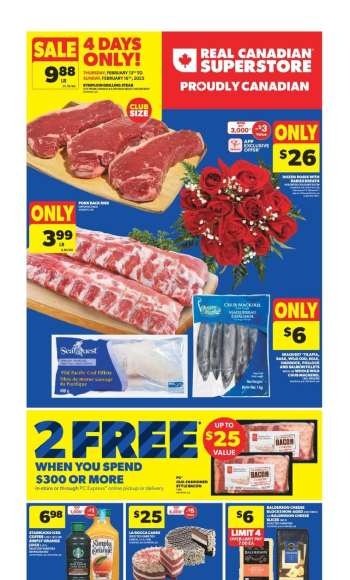 Real Canadian Superstore Flyer - February 13, 2025 - February 19, 2025.