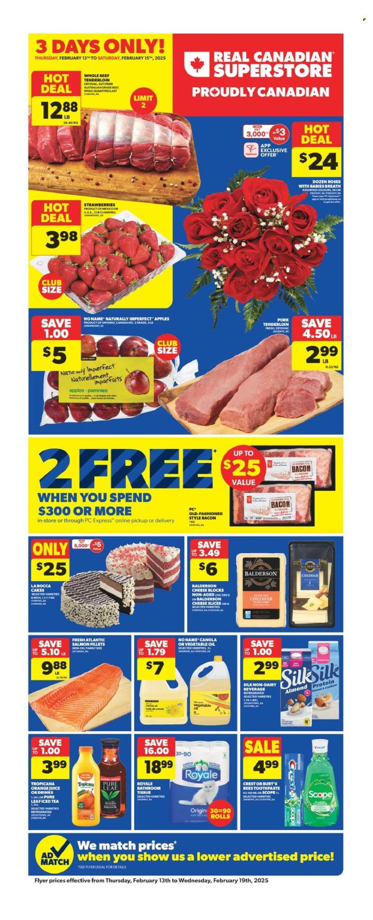 Real Canadian Superstore flyer - February 13, 2025 - February 19, 2025. Page 1