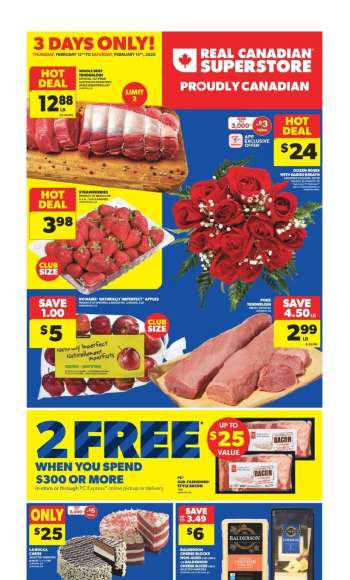 Real Canadian Superstore Flyer - February 13, 2025 - February 19, 2025.