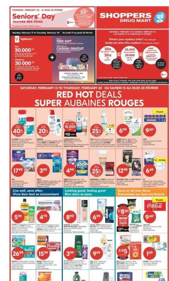 Shoppers Drug Mart Flyer - February 15, 2025 - February 20, 2025.