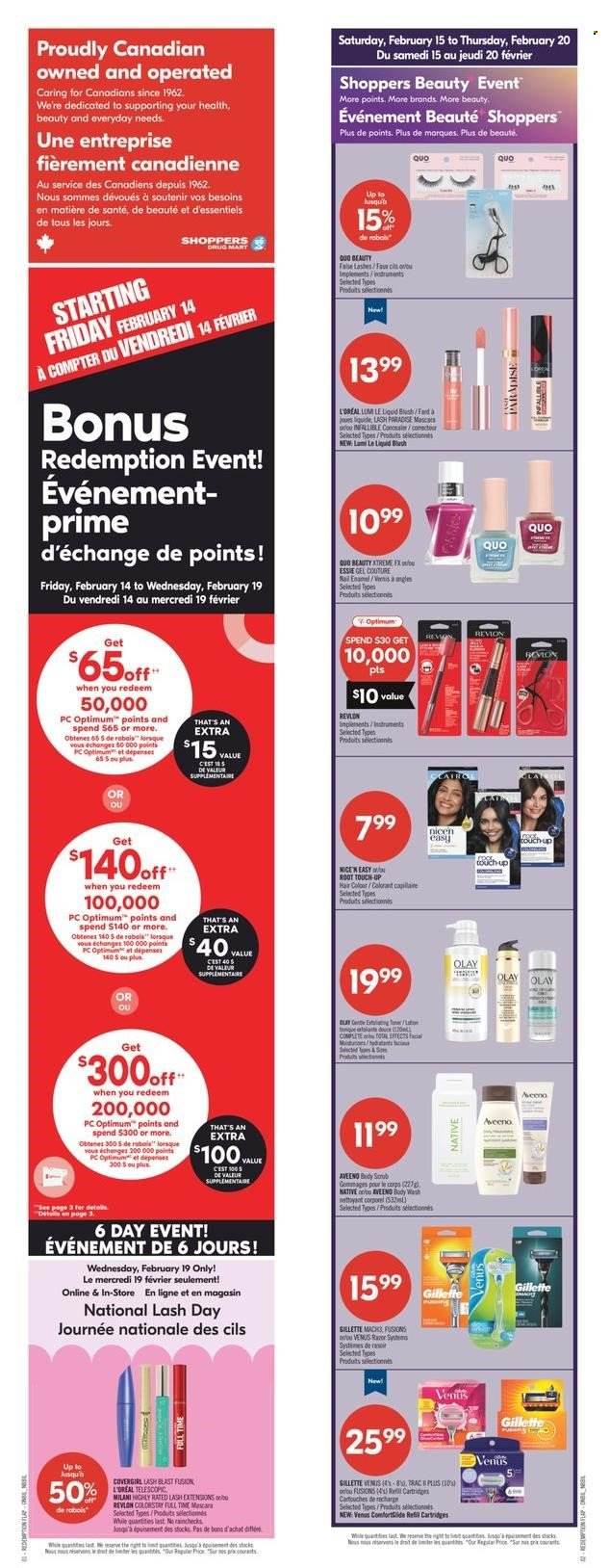 Shoppers Drug Mart flyer - February 15, 2025 - February 20, 2025. Page 20