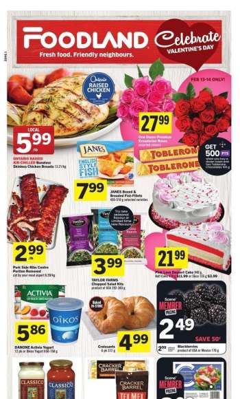 Foodland Flyer - February 13, 2025 - February 19, 2025.