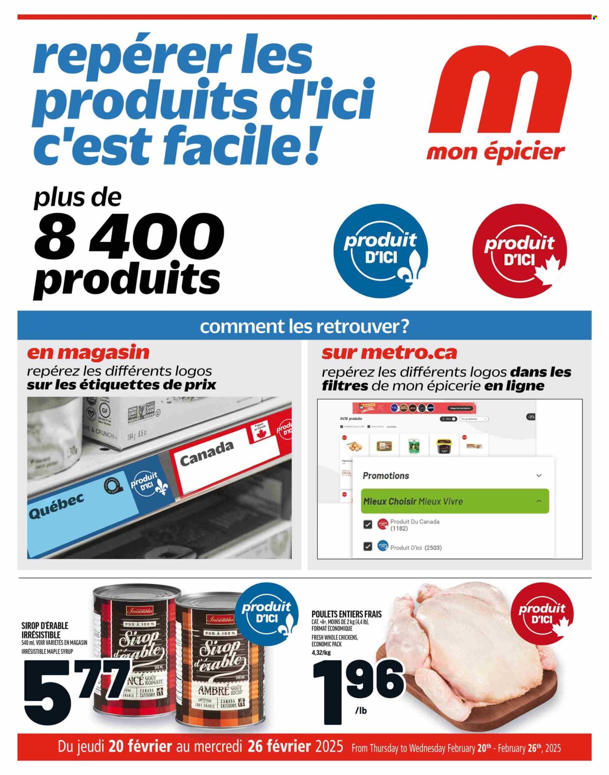 Metro flyer - February 20, 2025 - February 26, 2025. Page 1