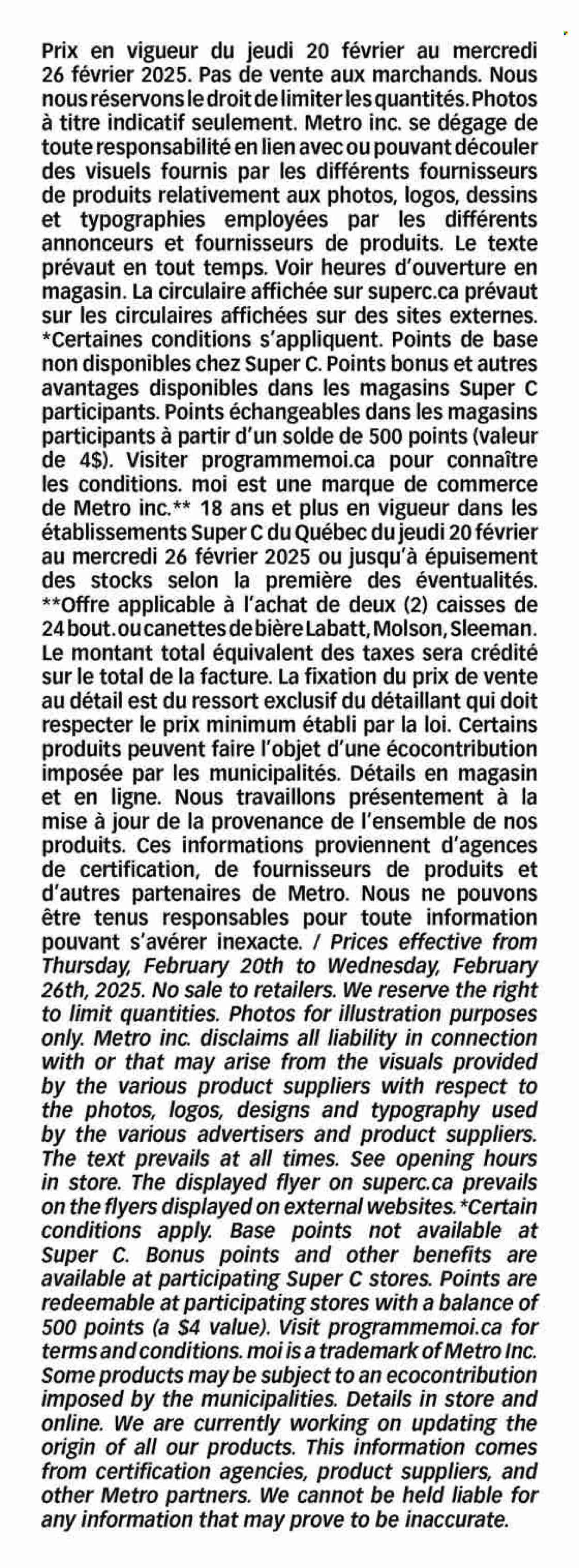 Super C flyer - February 20, 2025 - February 26, 2025. Page 17