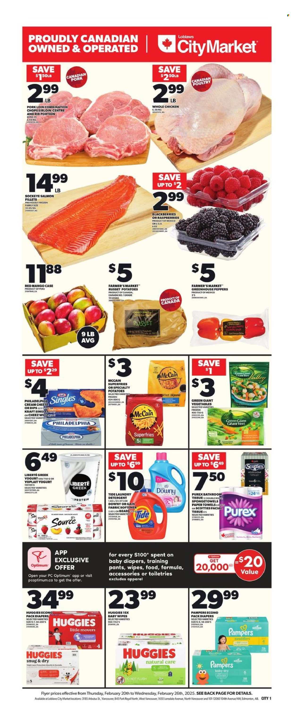 Loblaws flyer - February 20, 2025 - February 26, 2025. Page 1