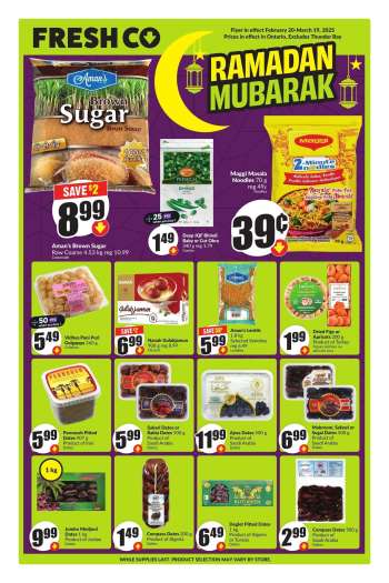 FreshCo. Flyer - February 20, 2025 - March 19, 2025.