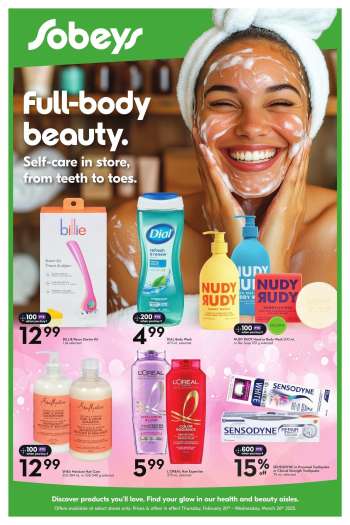 Sobeys Flyer - February 20, 2025 - March 26, 2025.