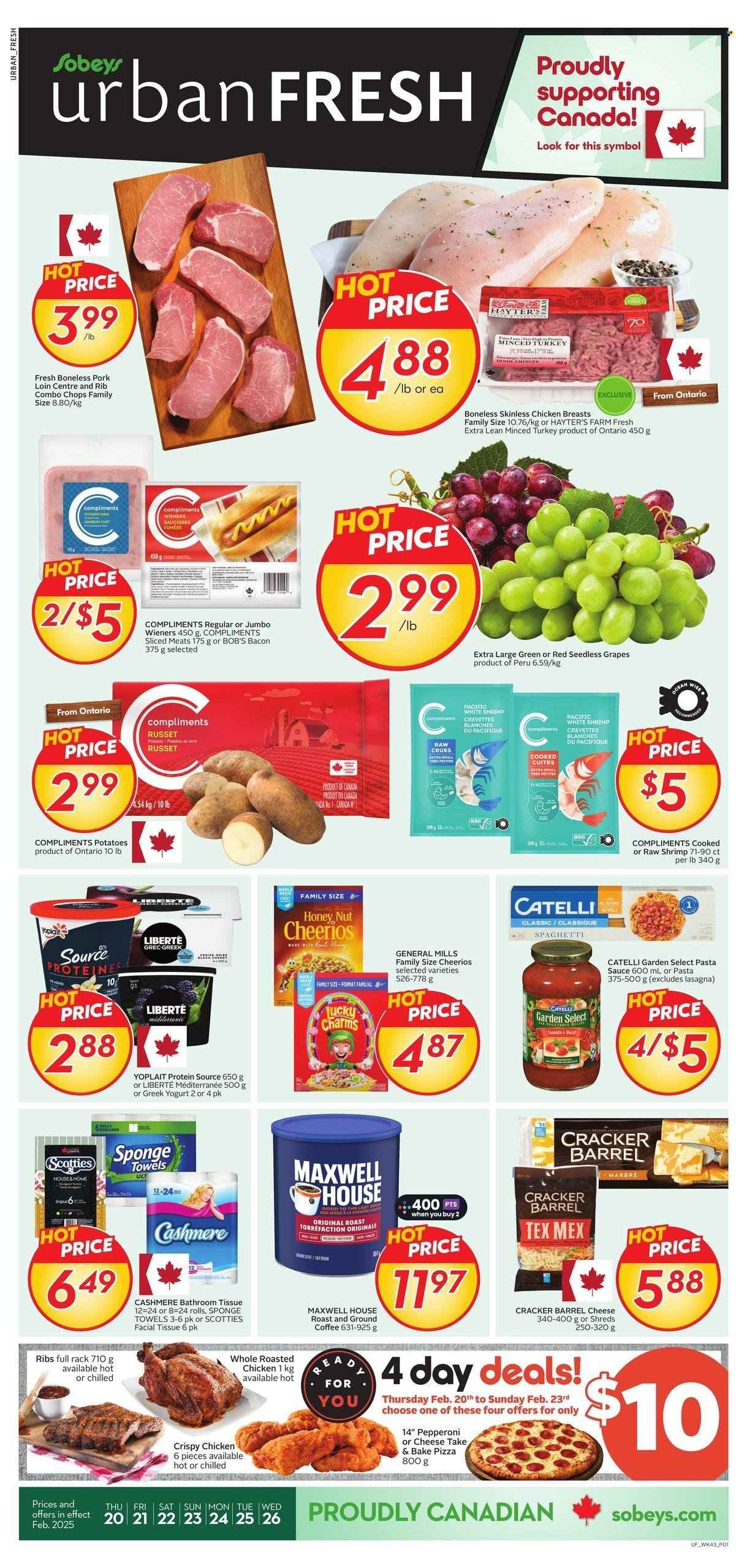 Sobeys Urban Fresh flyer - February 20, 2025 - February 26, 2025. Page 1
