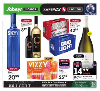 Sobeys Liquor Flyer - February 27, 2025 - March 05, 2025.