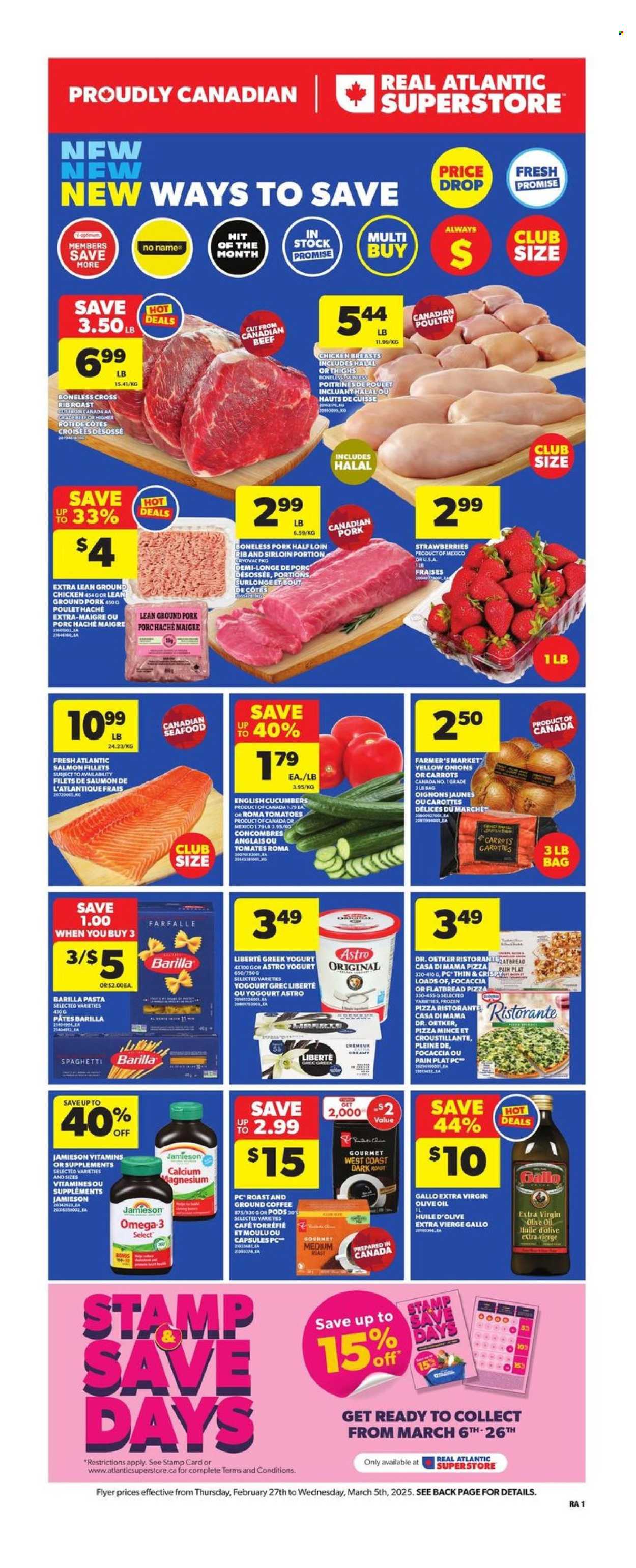 Atlantic Superstore flyer - February 27, 2025 - March 05, 2025. Page 1