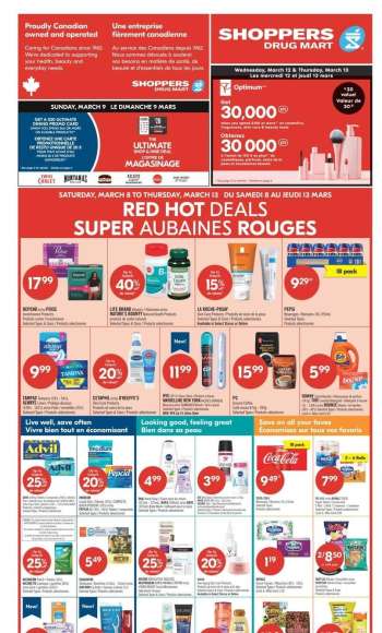 Shoppers Drug Mart Flyer - March 08, 2025 - March 13, 2025.