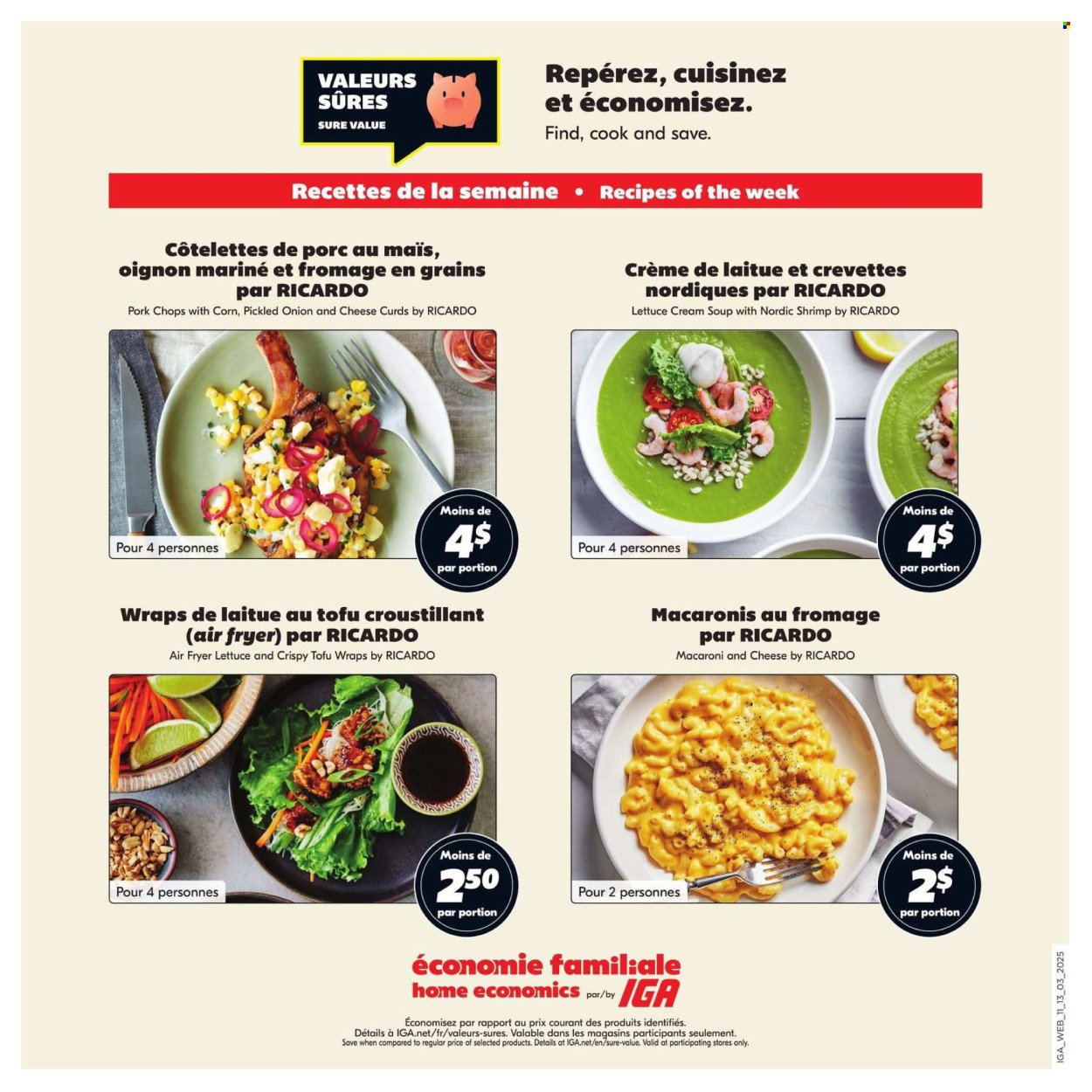 IGA flyer - March 13, 2025 - March 19, 2025. Page 30
