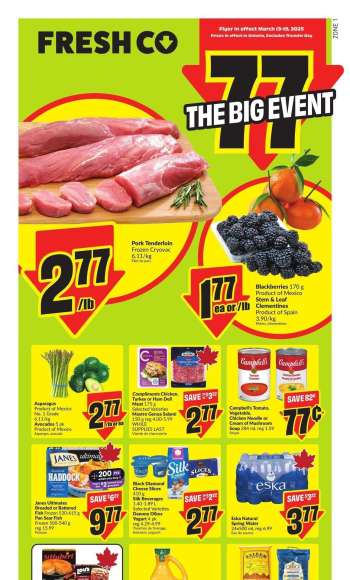 Circulaire FreshCo. - 13 Mars 2025 - 19 Mars 2025.