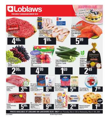 Circulaire Loblaws - 13 Mars 2025 - 19 Mars 2025.