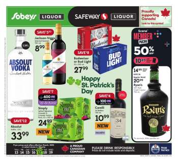 Sobeys Liquor Flyer - March 13, 2025 - March 19, 2025.