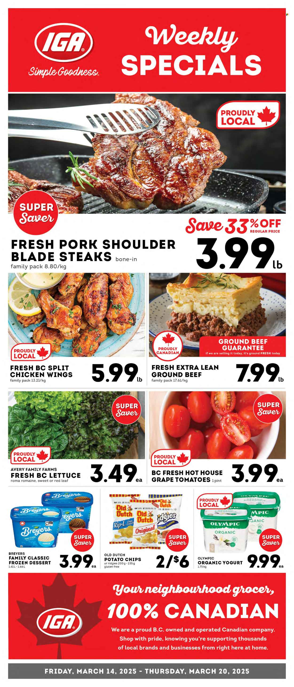 IGA Simple Goodness flyer - March 14, 2025 - March 20, 2025. Page 1