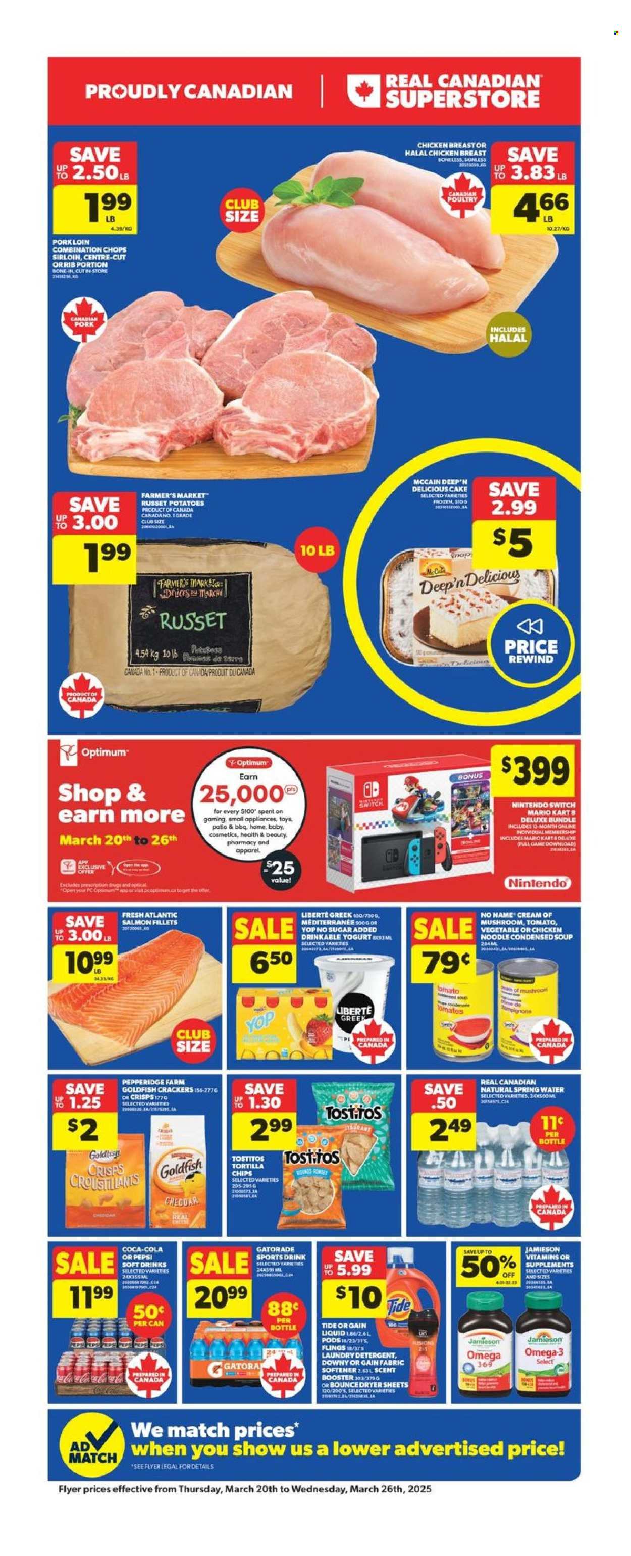 Real Canadian Superstore flyer - March 20, 2025 - March 26, 2025. Page 1