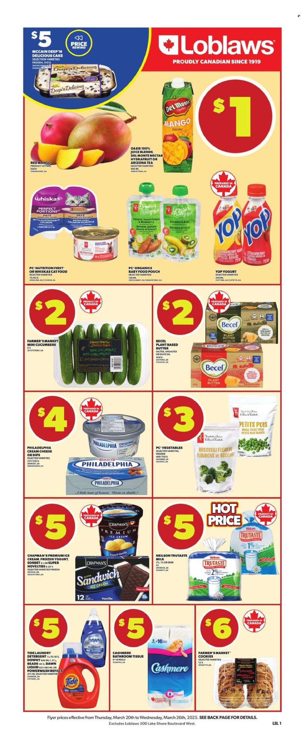Loblaws flyer - March 20, 2025 - March 26, 2025. Page 1