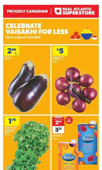 Atlantic Superstore Flyer - March 20, 2025 - April 09, 2025.