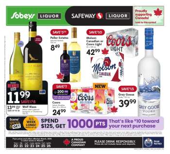Circulaire Sobeys Liquor - 20 Mars 2025 - 26 Mars 2025.