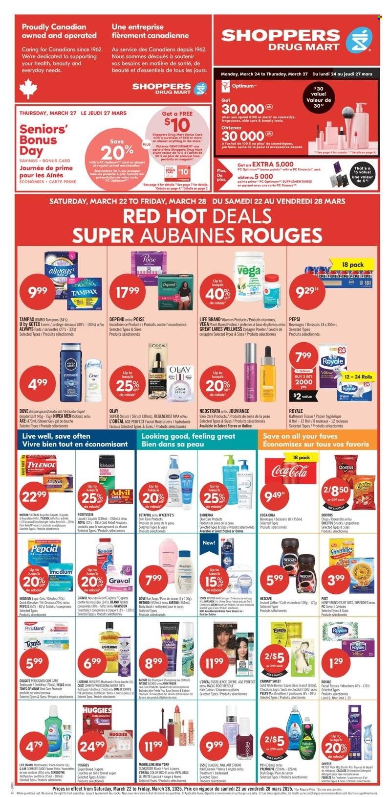 Shoppers Drug Mart flyer - March 22, 2025 - March 28, 2025. Page 1