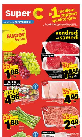 Super C Flyer - March 27, 2025 - April 02, 2025.
