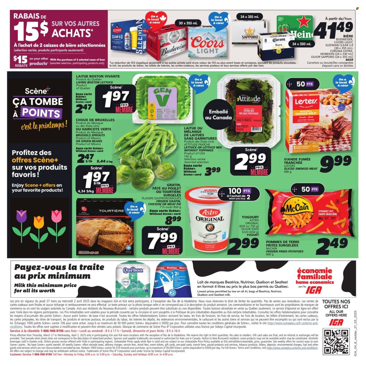IGA flyer - March 27, 2025 - April 02, 2025. Page 4