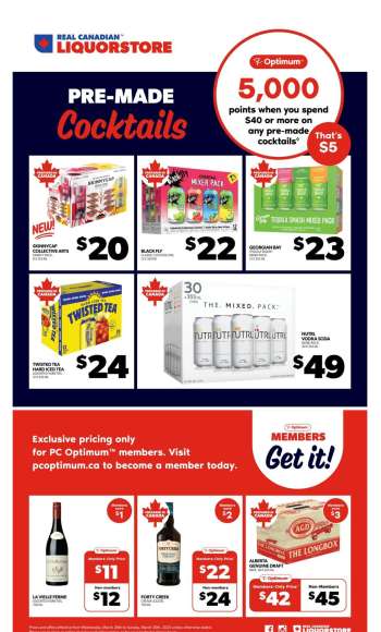 Real Canadian Liquorstore Flyer - March 26, 2025 - March 30, 2025.