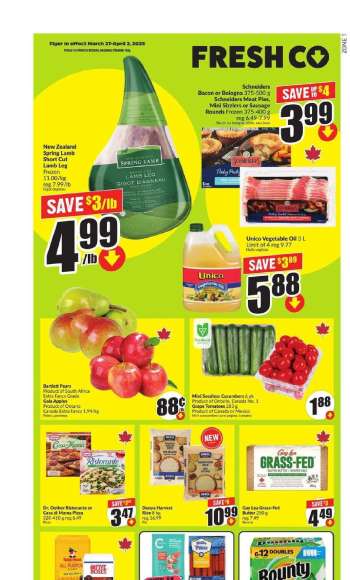 FreshCo. Flyer - March 27, 2025 - April 02, 2025.