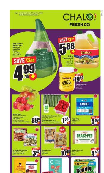 Circulaire Chalo! FreshCo. - 27 Mars 2025 - 02 Avril 2025.