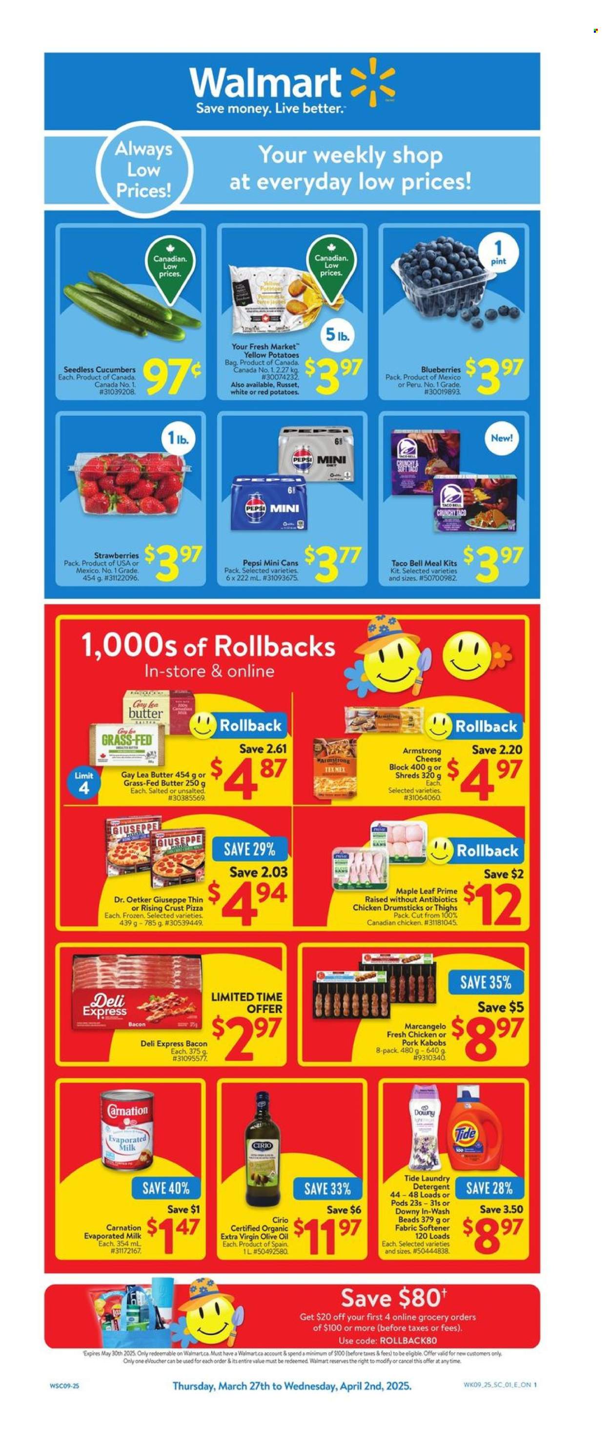 Walmart flyer - March 27, 2025 - April 02, 2025. Page 1