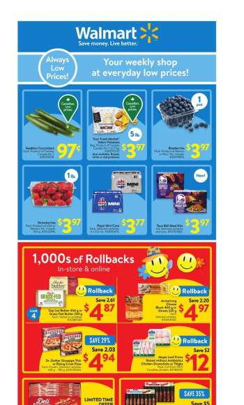 Circulaire Walmart - 27 Mars 2025 - 02 Avril 2025.