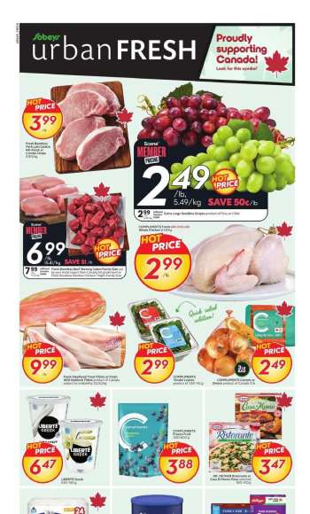 Circulaire Sobeys Urban Fresh - 27 Mars 2025 - 02 Avril 2025.