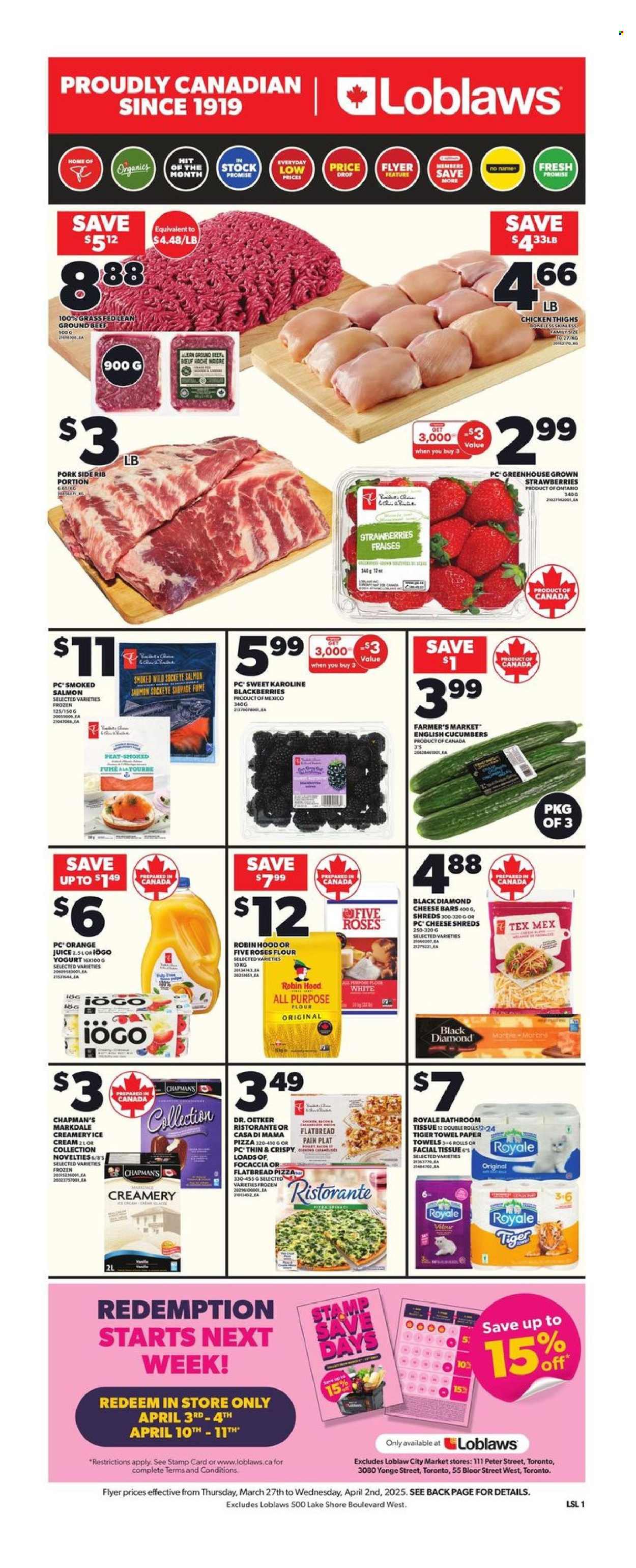 Loblaws flyer - March 27, 2025 - April 02, 2025. Page 1