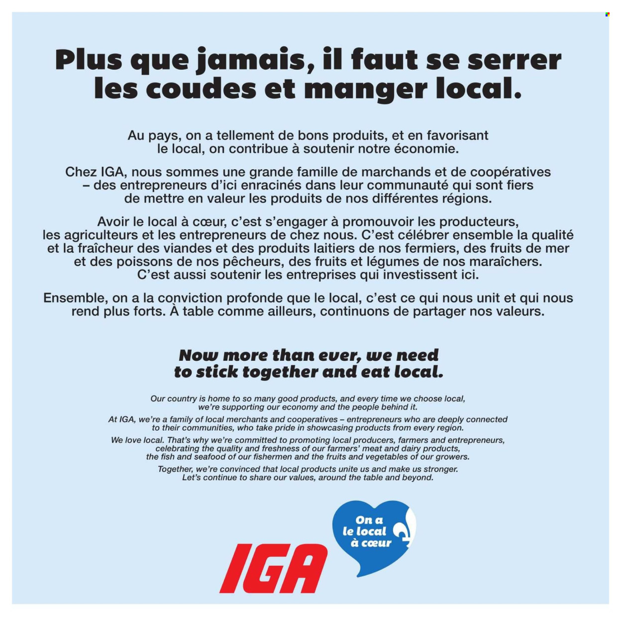 IGA flyer - April 03, 2025 - April 09, 2025. Page 18