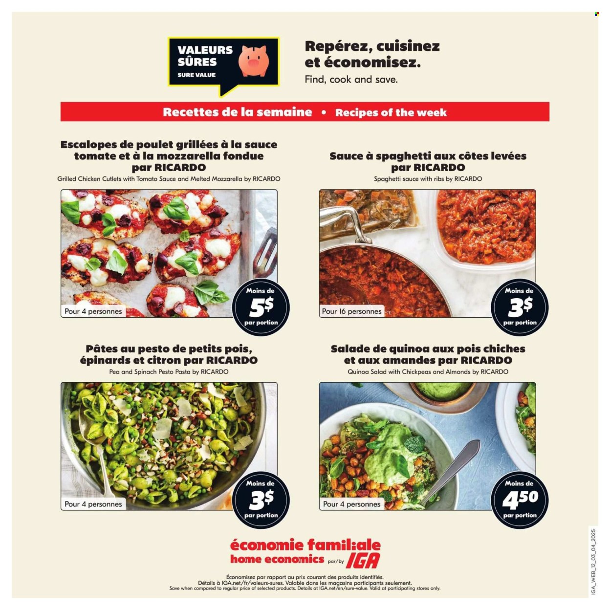 IGA flyer - April 03, 2025 - April 09, 2025. Page 30