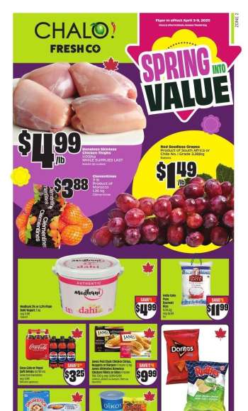 Chalo! FreshCo. Flyer - April 03, 2025 - April 09, 2025.