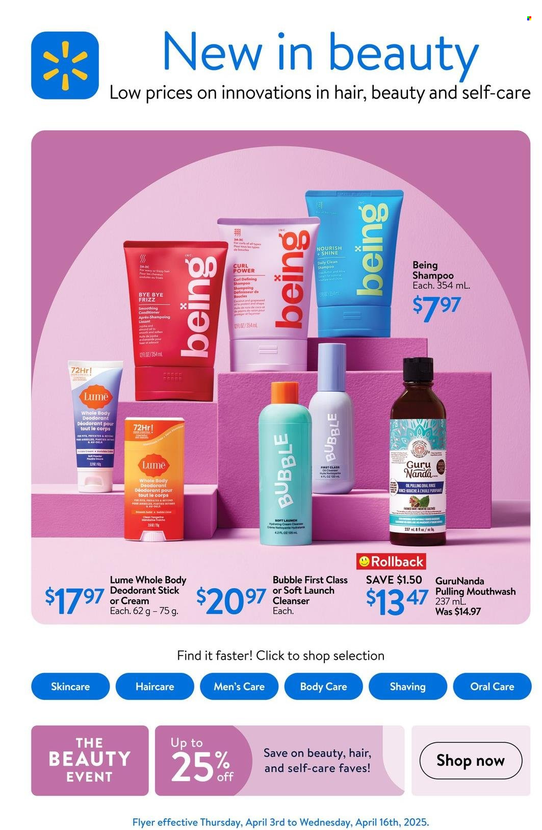 Walmart flyer - April 03, 2025 - April 16, 2025. Page 1