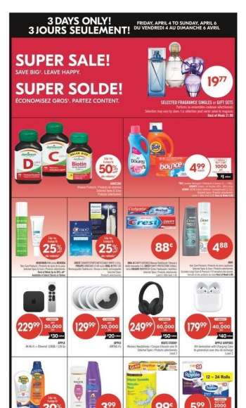 Shoppers Drug Mart Flyer - April 04, 2025 - April 10, 2025.