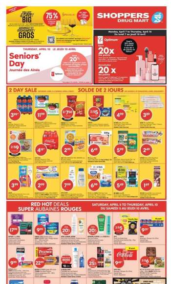 Shoppers Drug Mart Flyer - April 07, 2025 - April 10, 2025.