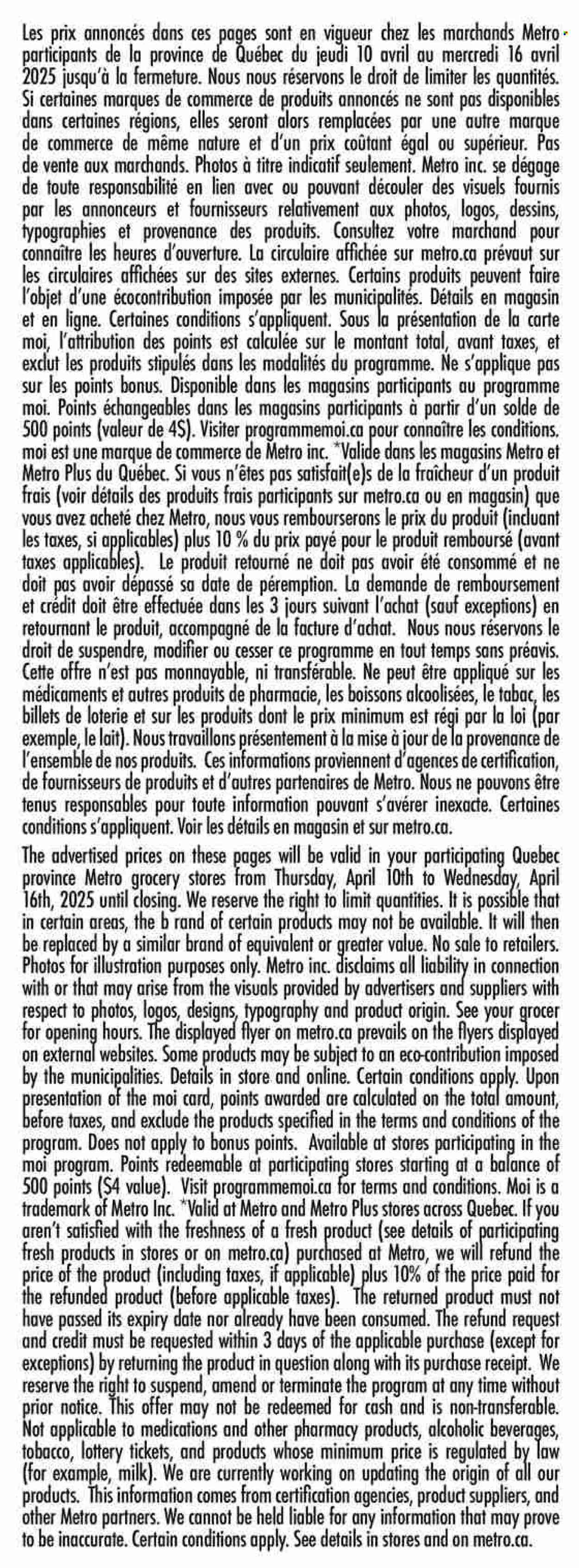 Metro flyer - April 10, 2025 - April 16, 2025. Page 21