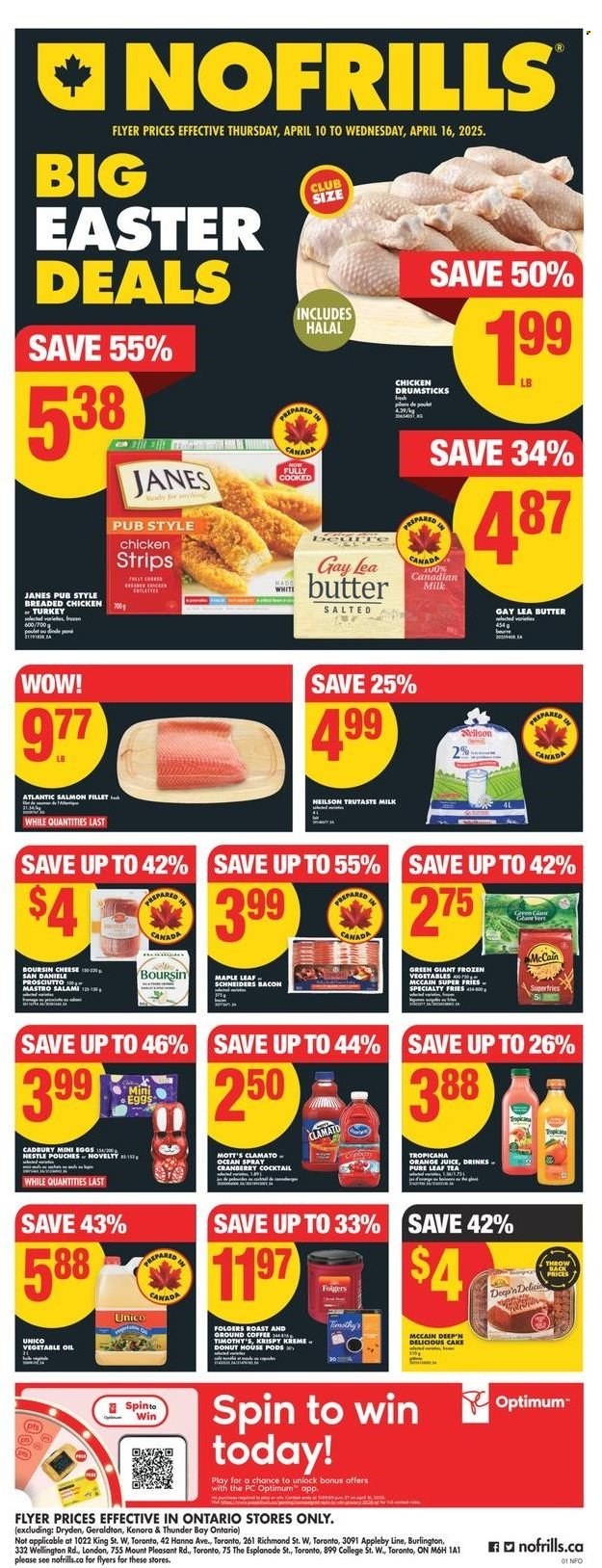 No Frills flyer - April 10, 2025 - April 16, 2025. Page 1