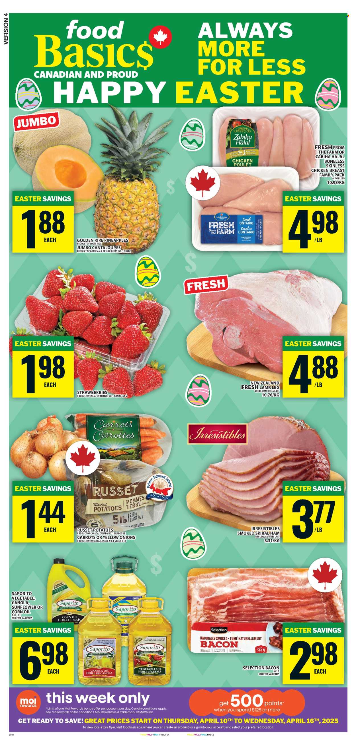 Food Basics flyer - April 10, 2025 - April 16, 2025. Page 1