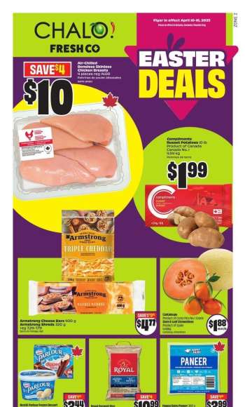 Chalo! FreshCo. Flyer - April 10, 2025 - April 16, 2025.