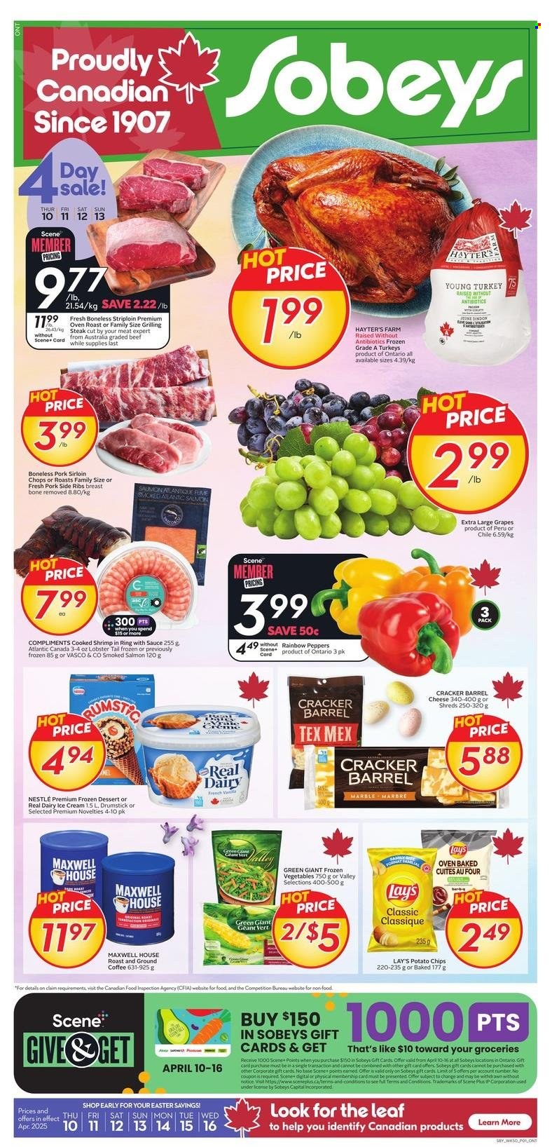 Sobeys flyer - April 10, 2025 - April 16, 2025. Page 1